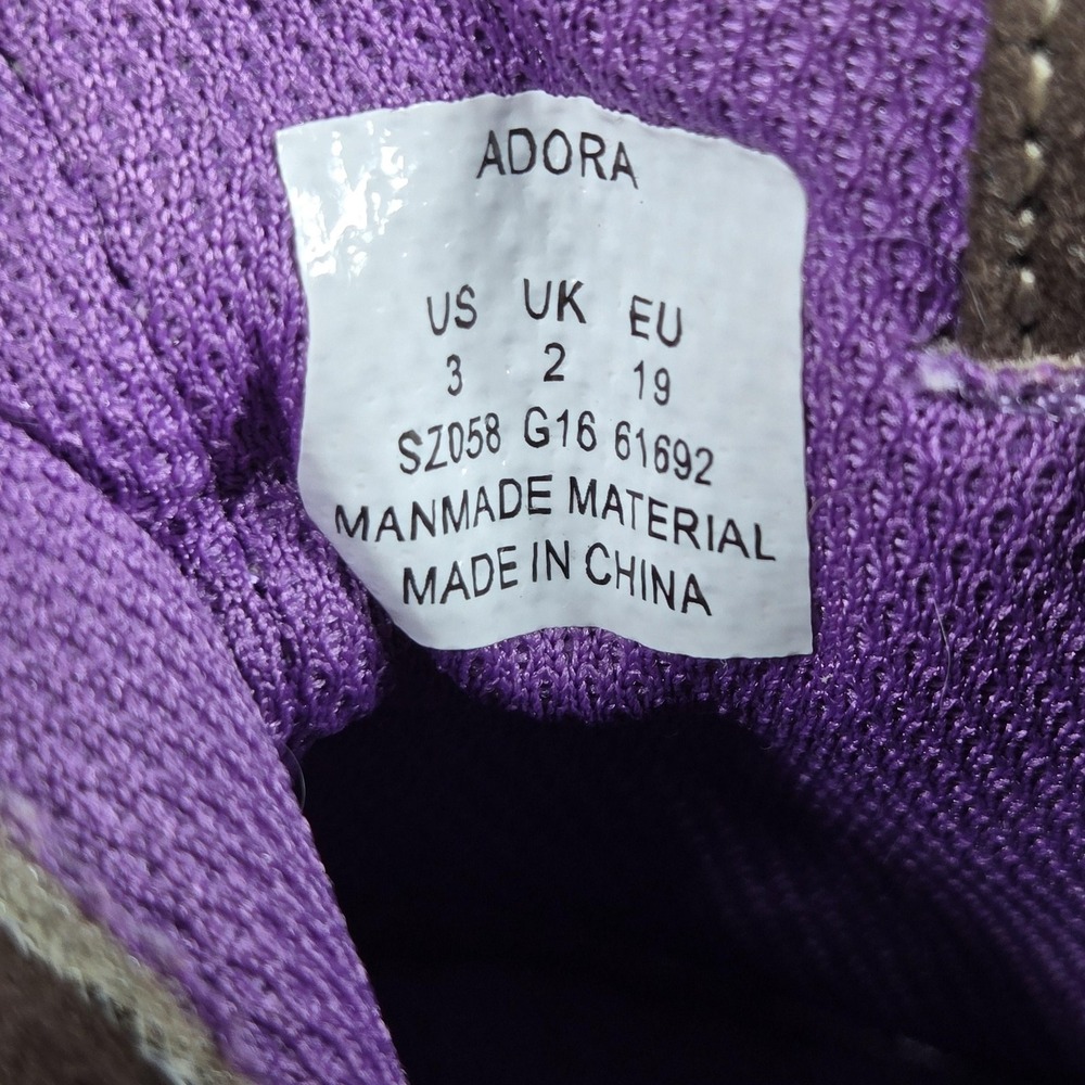 Stride Rite Surprize Adora Boots Toddler Girl 3 Brown Multi Tweed Knit Ankle Zip - Picture 7 of 10
